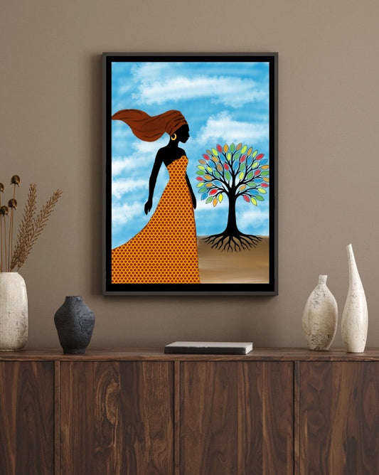 Her Spirits and Her Roots frame size 11x14